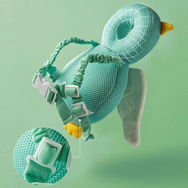 Oreiller pour bebe - OreillerProtectionBébé™ - Hiboux Vert - Doudou et Fripouille