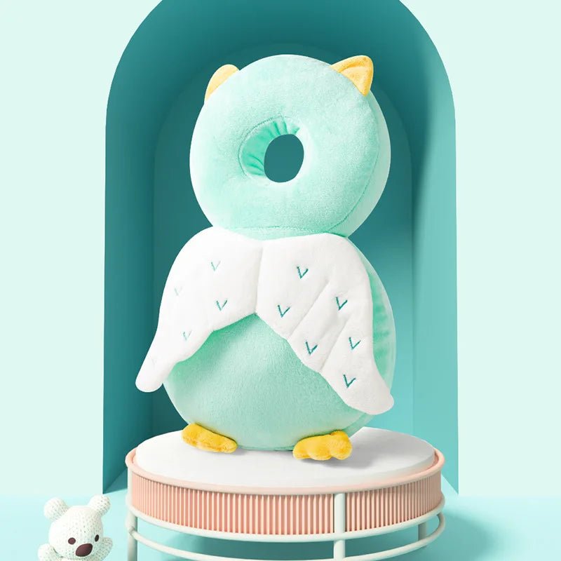 Oreiller pour bebe - OreillerProtectionBébé™ - Hiboux Vert - Doudou et Fripouille