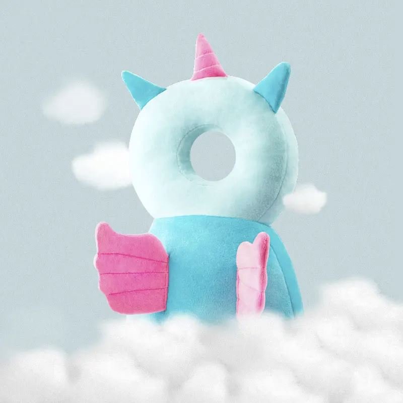 Oreiller pour bebe - OreillerProtectionBébé™ - Licorne - Doudou et Fripouille